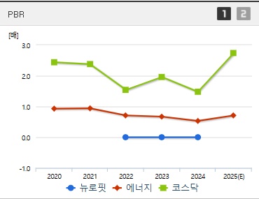 뉴로핏 주가 PBR