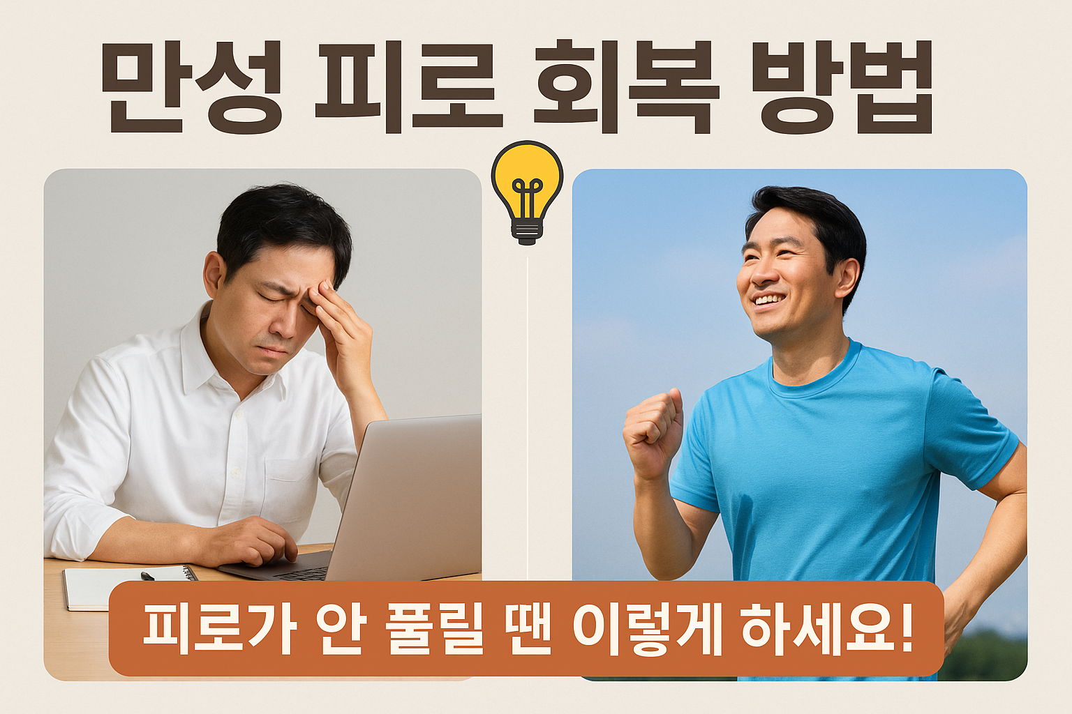만성 피로 회복 방법