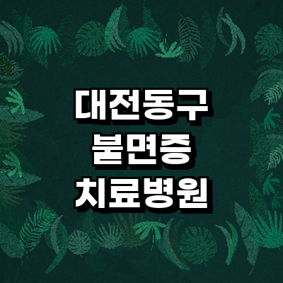 대전 동구 불면증