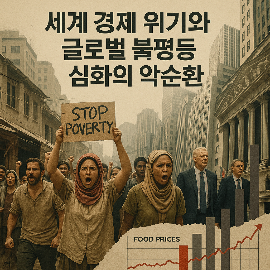 세계 경제 위기와 글로벌 불평등 심화의 악순환 관련 사진