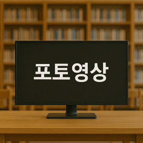 이제 포토영상은 쉽게 만들 수 있다.