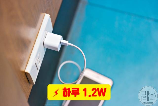 휴대폰 충전기 전기세 요금 폭탄,콘센트 플러그 뽑아도,가전제품