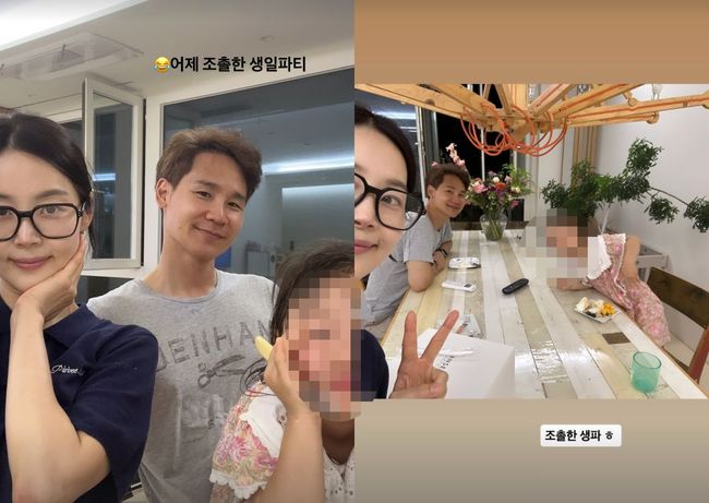 한지혜 남편 딸