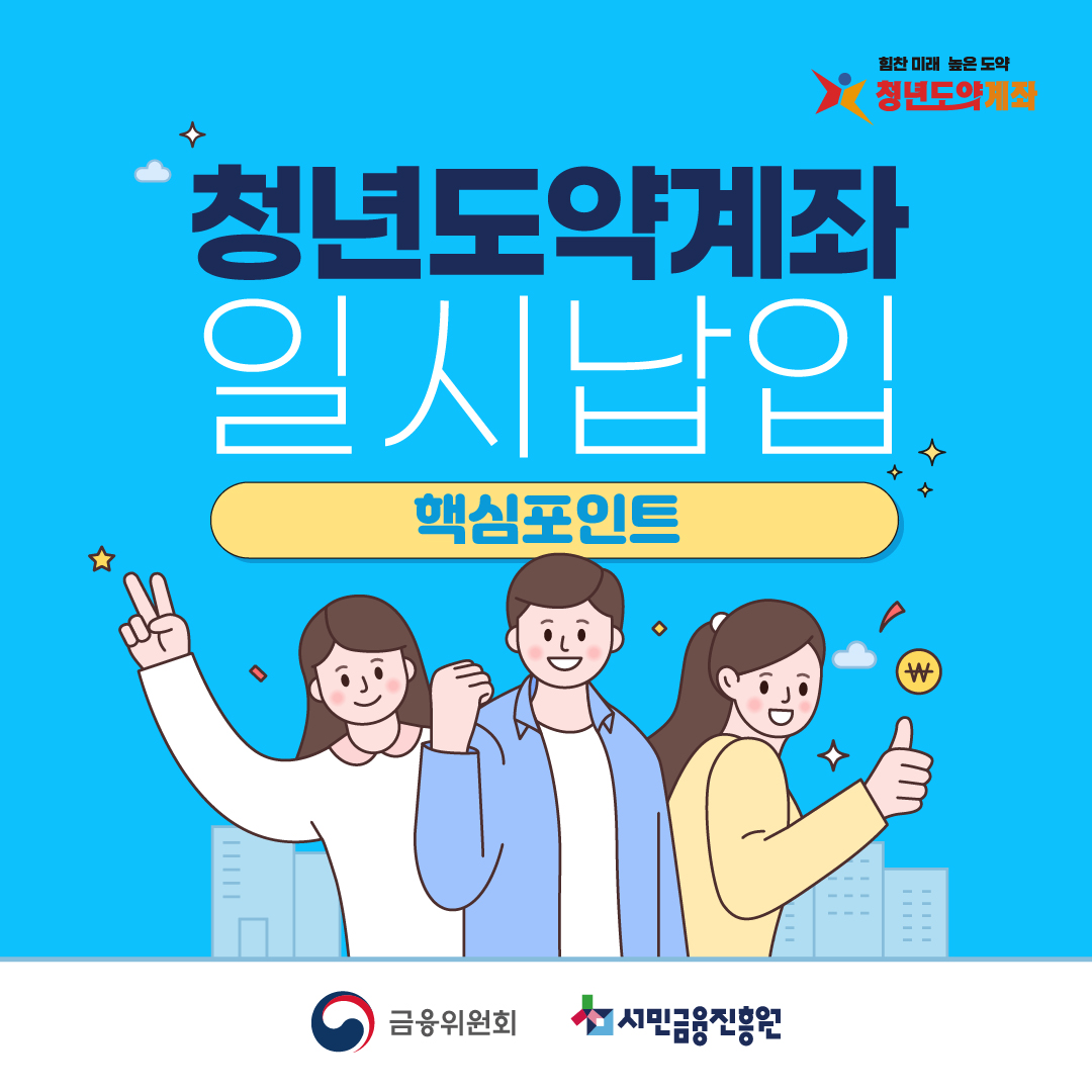 청년도약계좌 일시납입