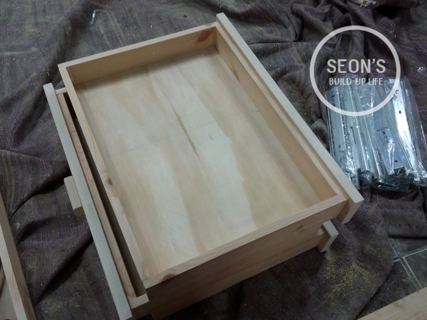 서랍 제작 사진