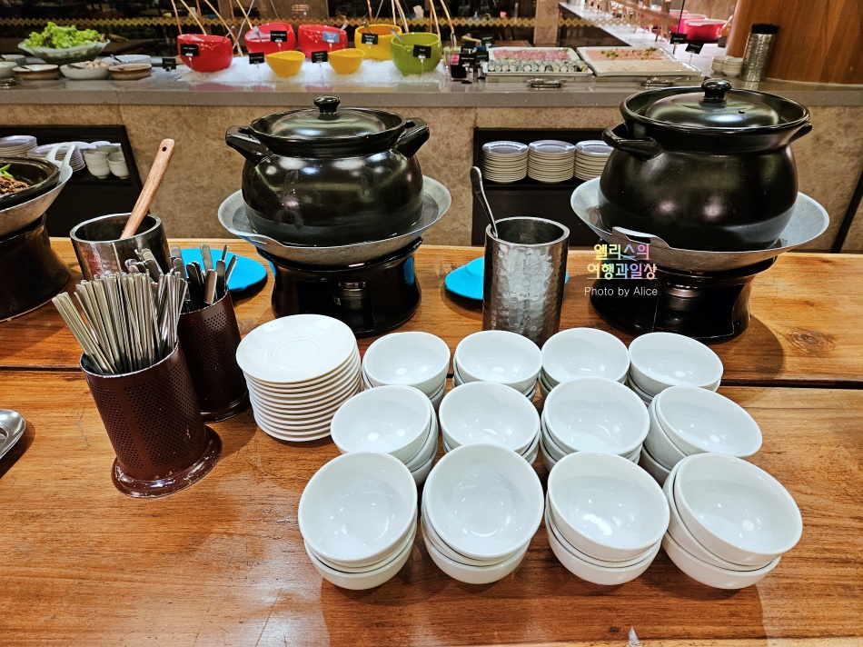 샹그릴라 탄중아루 코타키나발루 리조트 조식 메뉴 후기 - 대만족