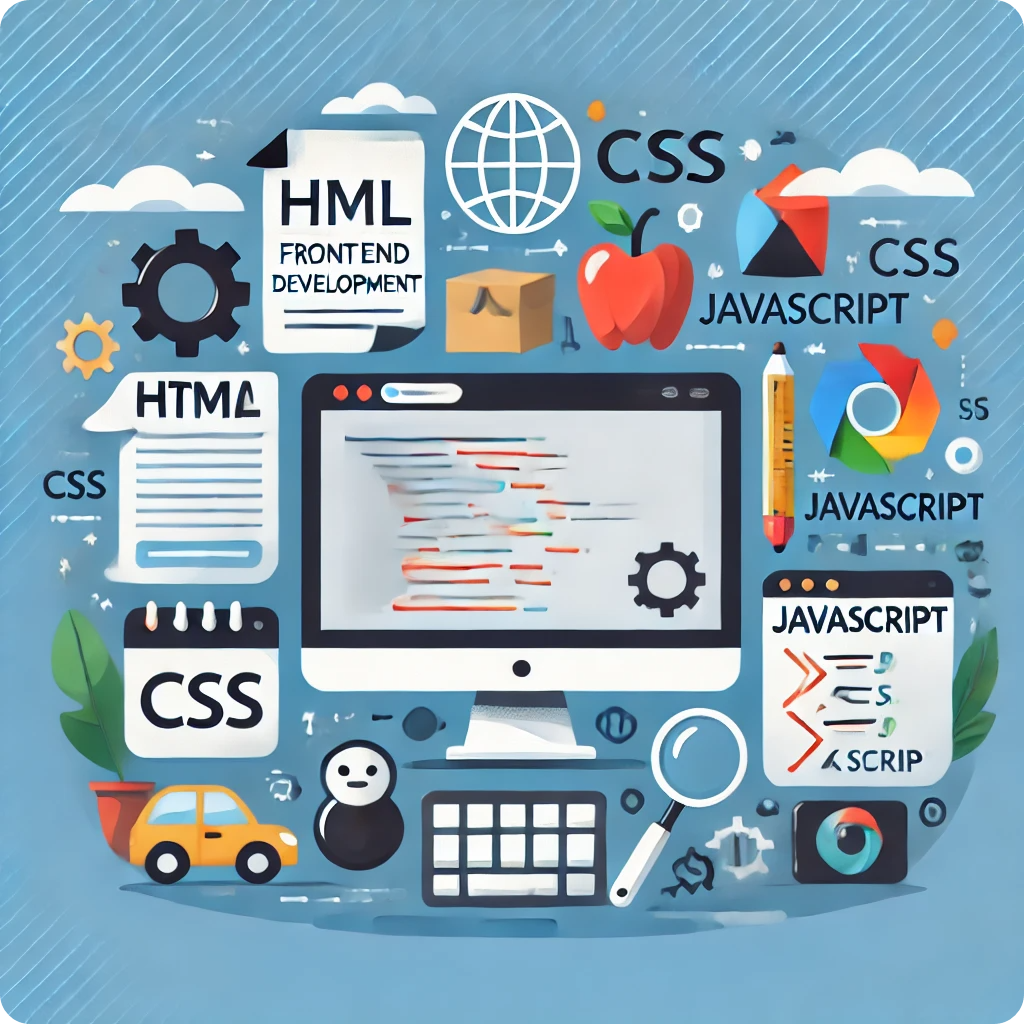 프론트엔드 개발 도구를 설명하는 이미지
