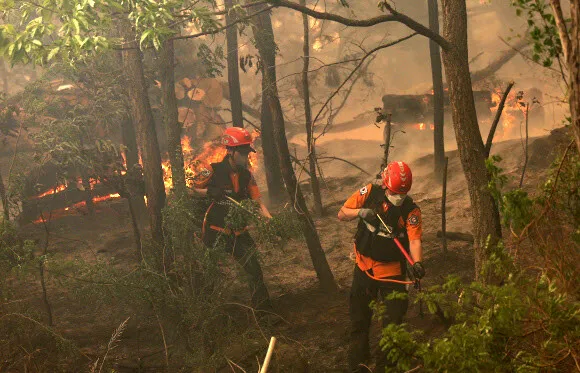 대구 함지산 산불