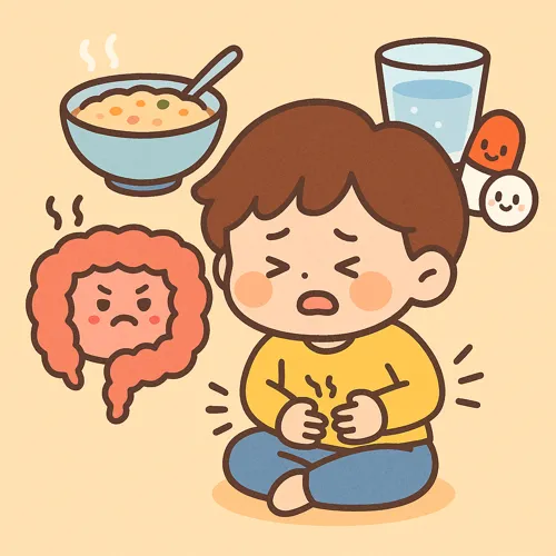 휴식 기반 회복 단계를 표현한 장면