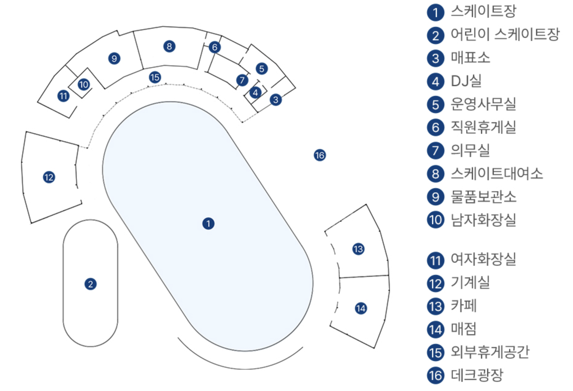 서울광장 스케이트장 시설안내및 배치도
