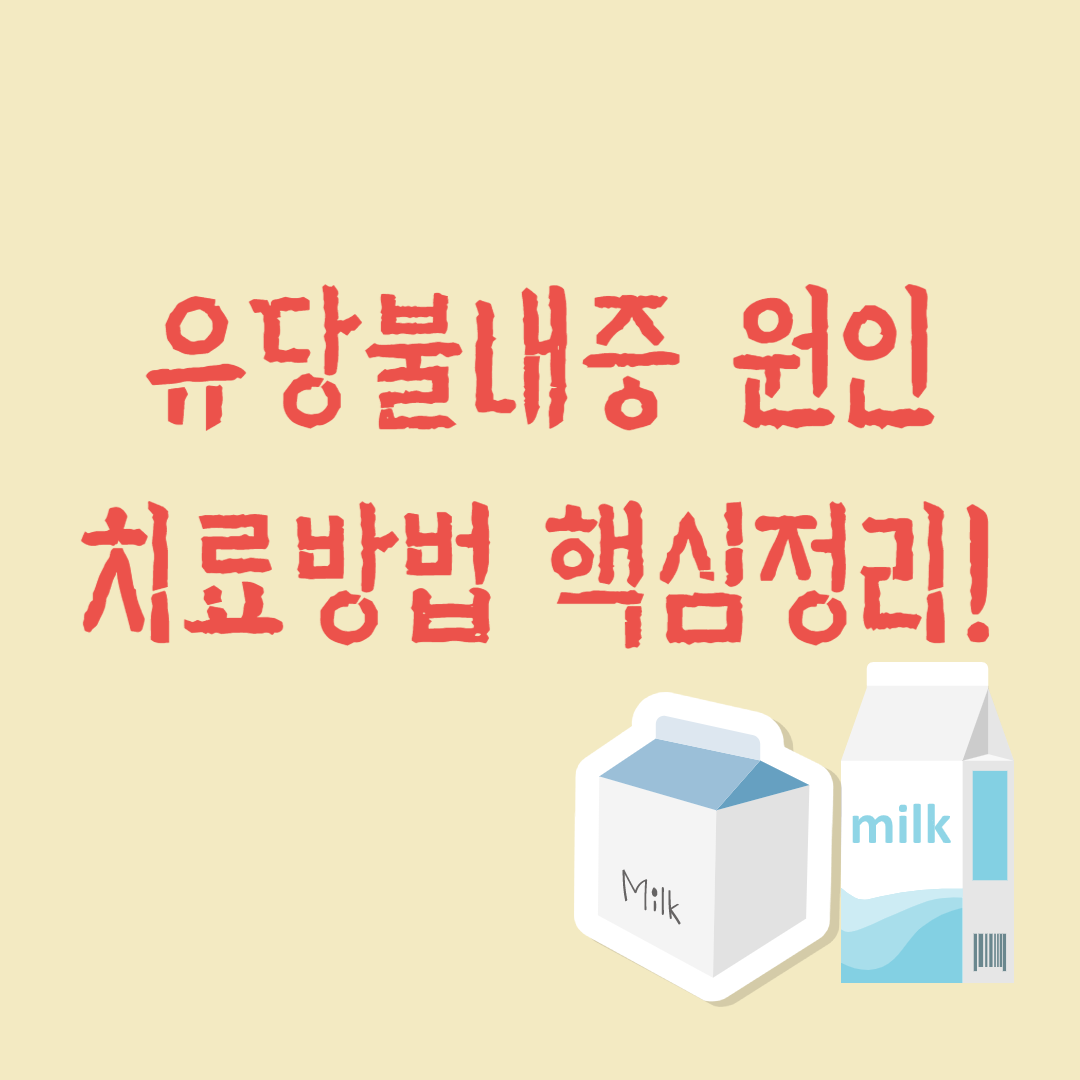 유당불내증에-대하여