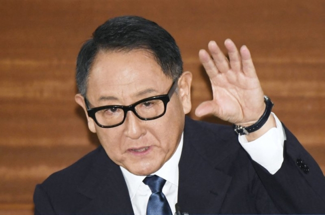 글로벌 1위 자동차 기업인 도요타의 도요다 아키오 회장.