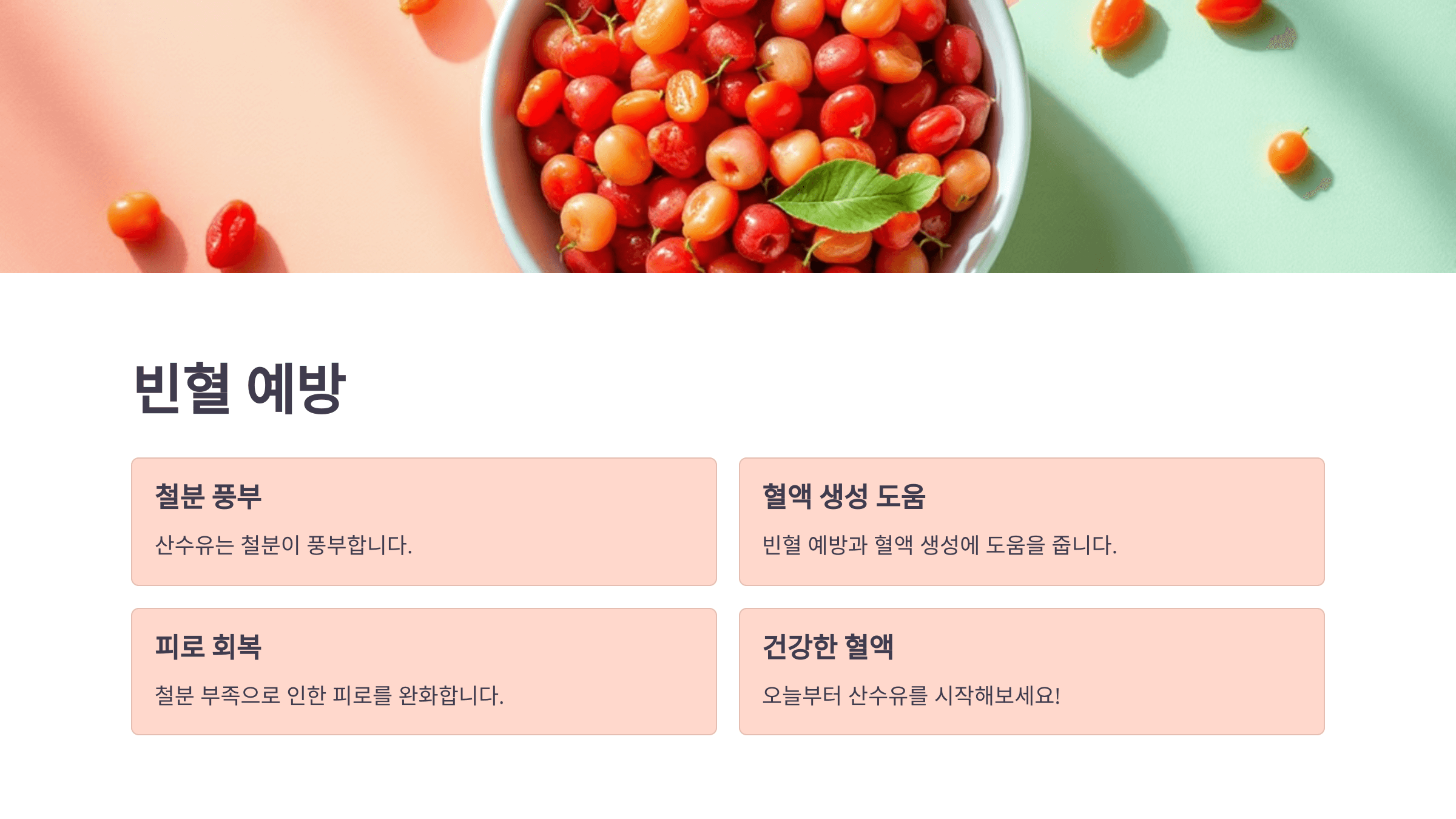 산수유 효능과 관련된 사진입니다.