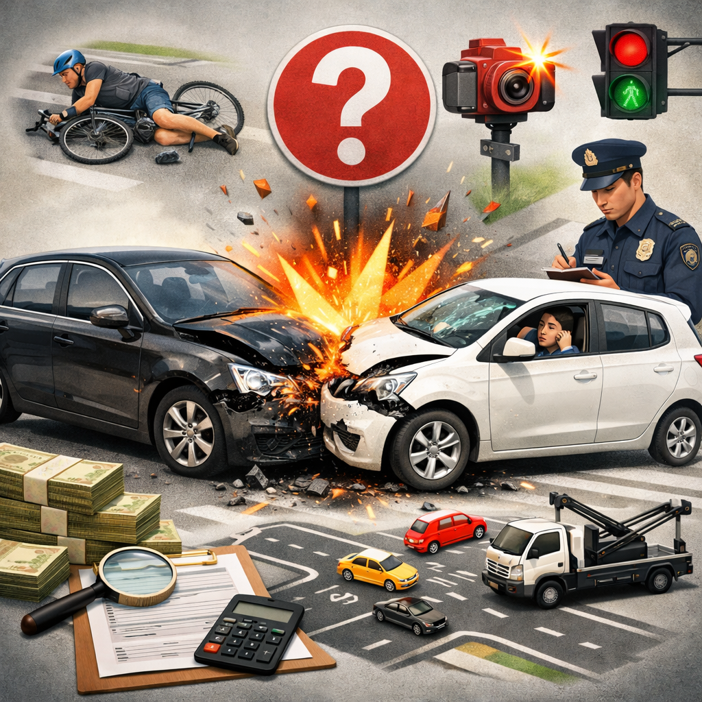 상대방 과실 100% 사고 유형과 과실비율 산정방법 : 사고 처리와 보험 청구 완벽 가이드 관련 사진