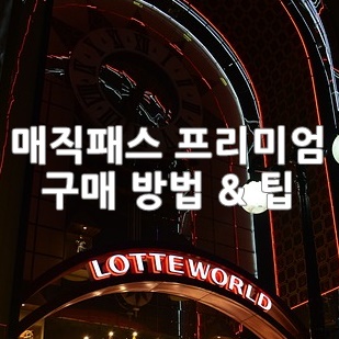 롯데월드야경