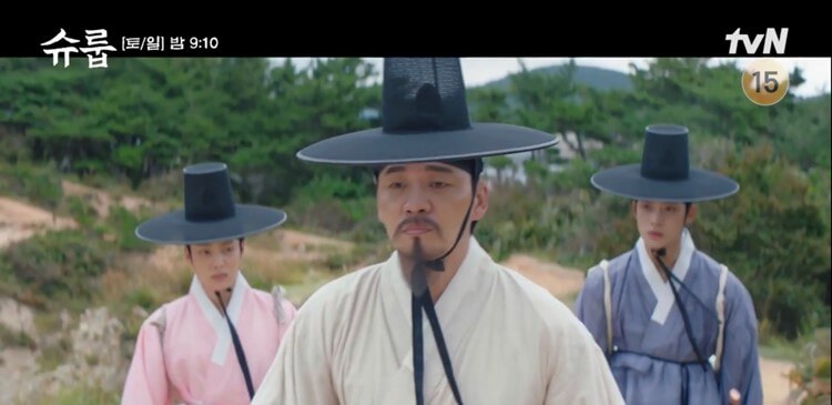 박경우를 만난 보검군과 성남대군