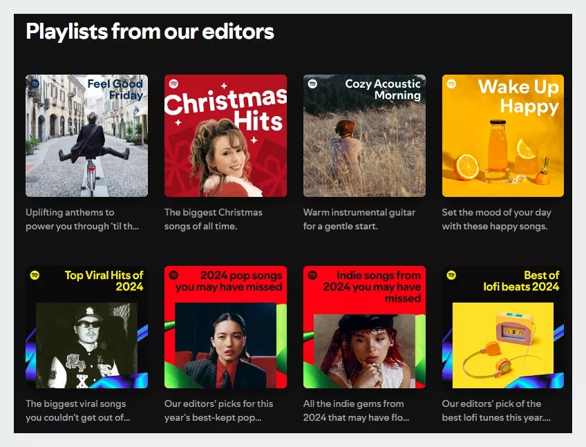 스포티파이 편집기 재생목록