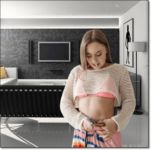 인슐린 주사하는 당뇨병 여성