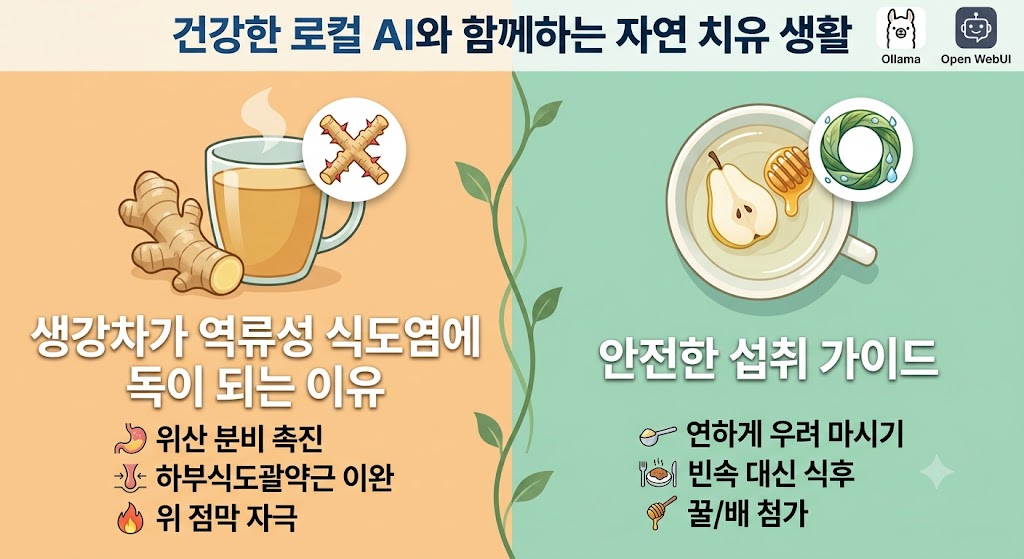 생강차가 역류성 식도염에 부작용