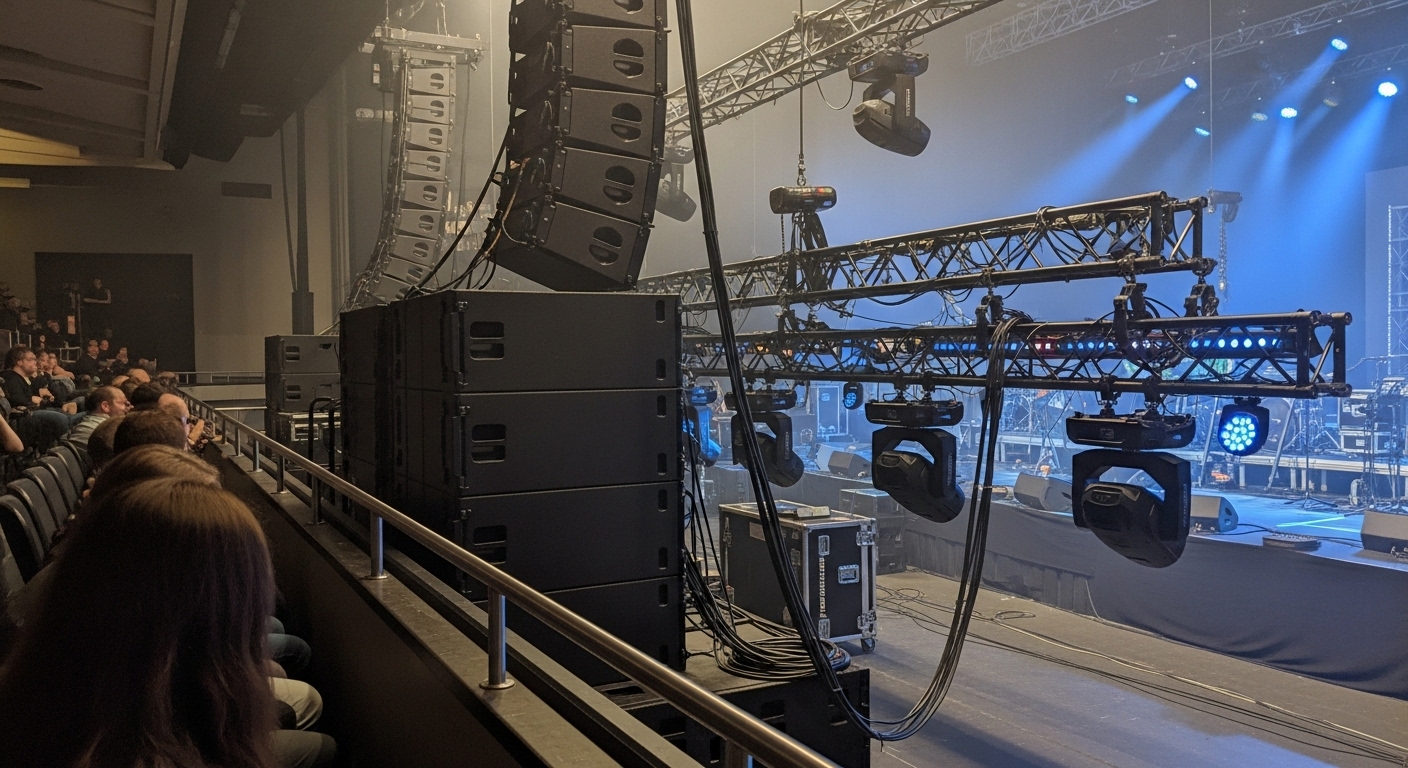 고양 아레나 사이드 구역 시야 방해 및 무대 장치 간섭 예시