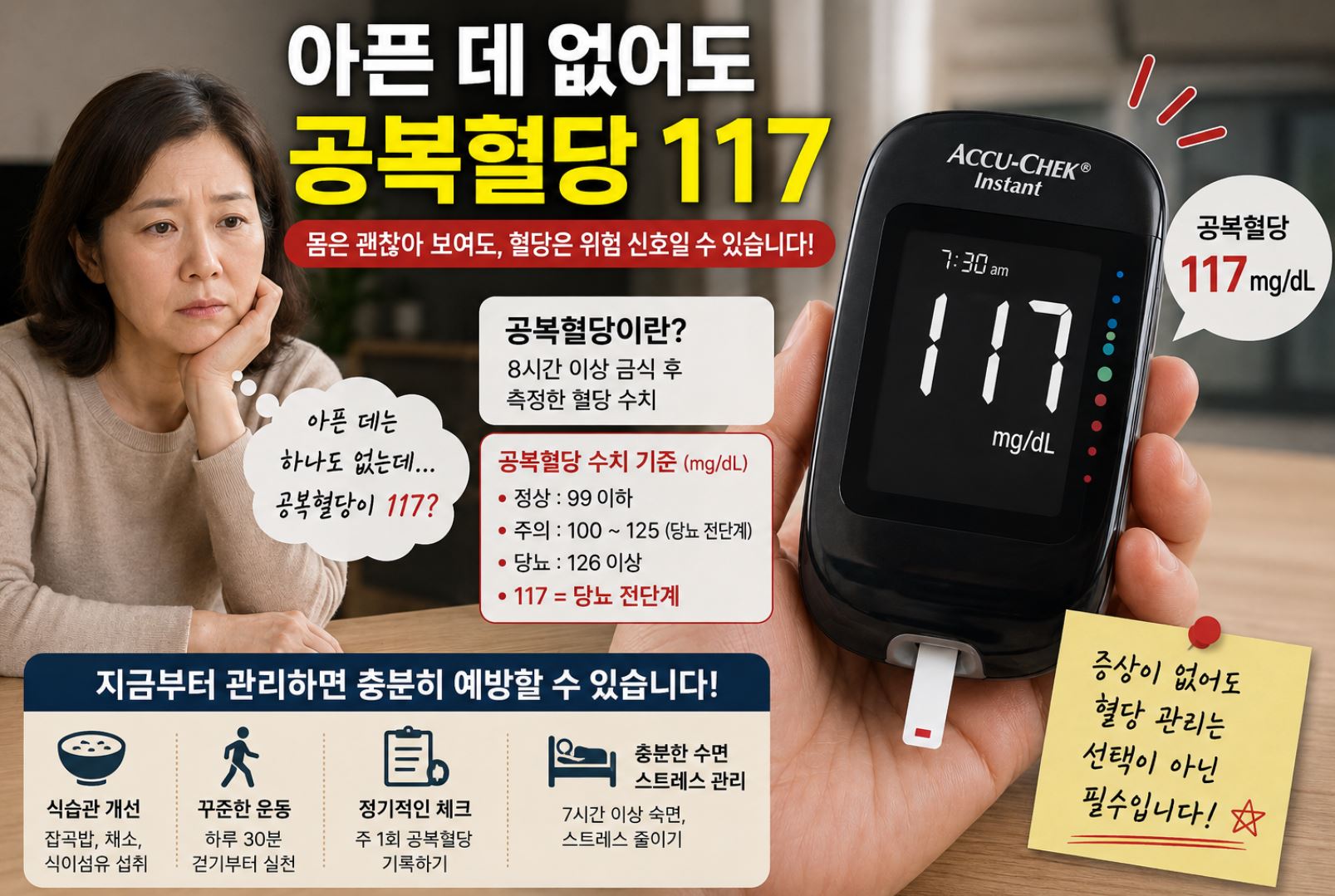 혈당 117