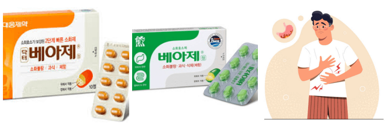 닥터베아제정, 베아제정, 소화불량 사진