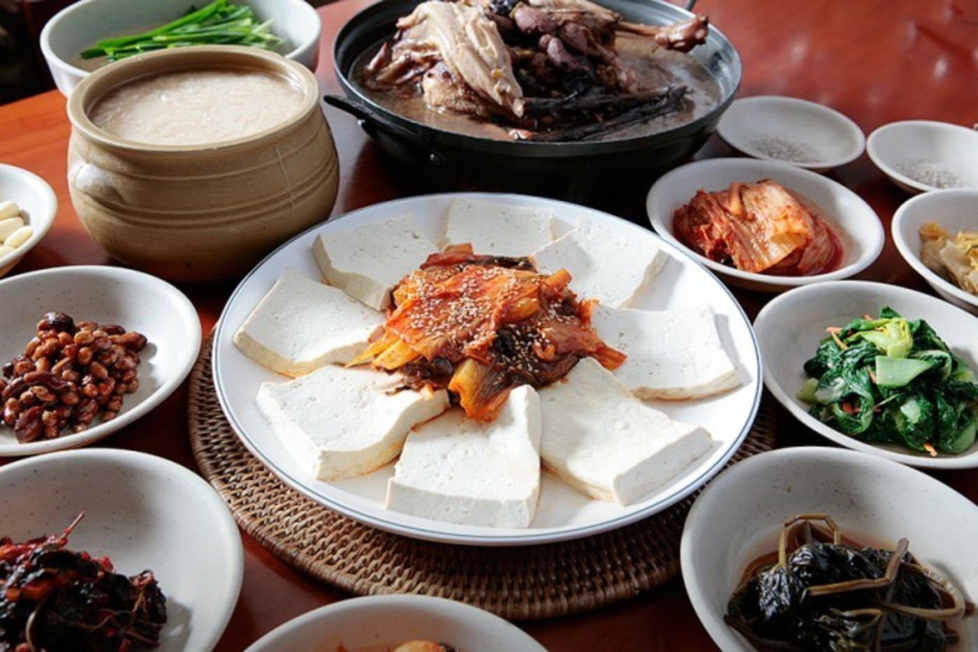 싸리나무집 사이드 메뉴 두부김치