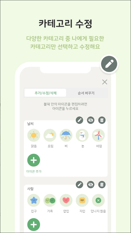 하루콩, 하루를 기록하는 가장 간단한 방법