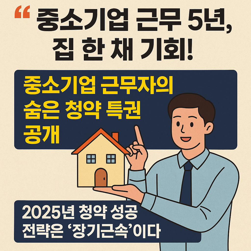 중소기업장기근속자주택 우선공급