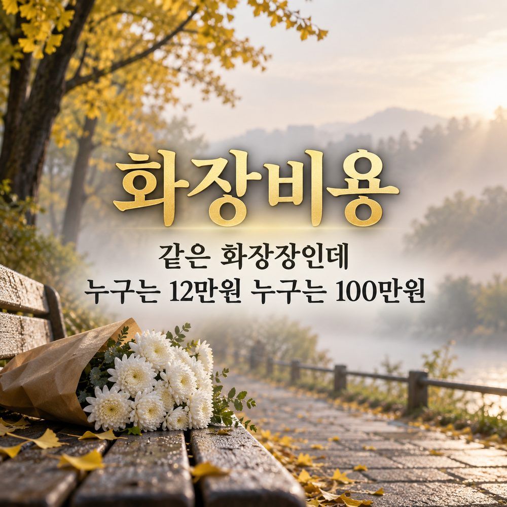 화장비용, 같은 화장장인데 누구는 12만원 누구는 100만원
