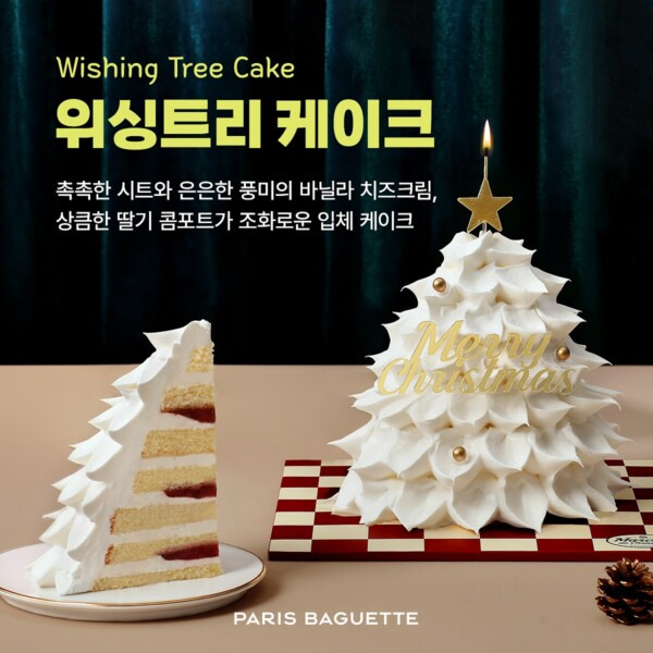 파리바게트 크리스마스 케이크 