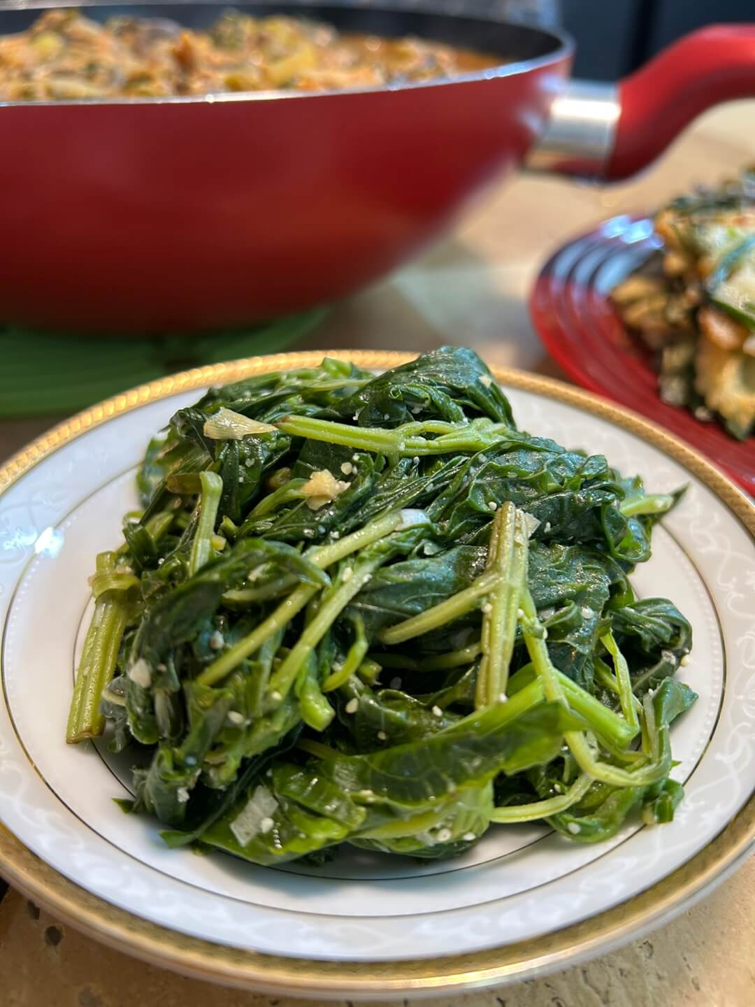 깻잎 나물 무침