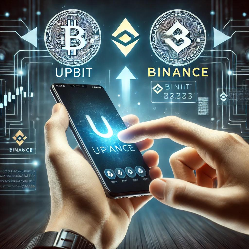 업비트에서 바이낸스로 코인 옮기기