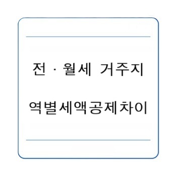 전월세거주지역별차이