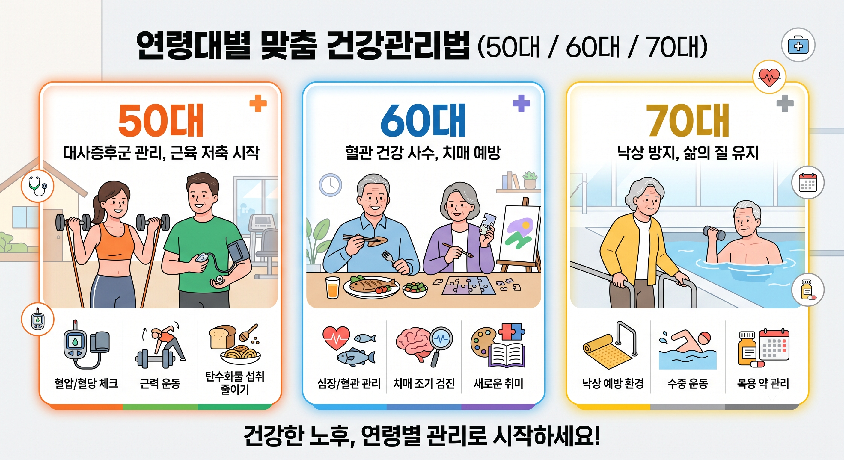 연령대별 맞춤 건강관리법