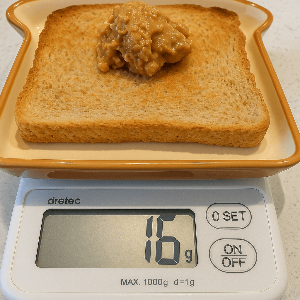 땅콩버터 1큰술 - 계량