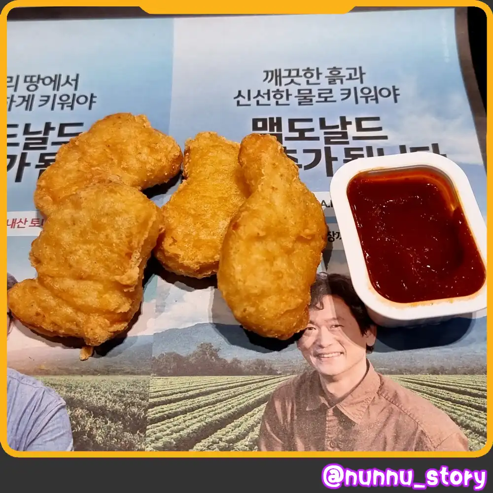 맥너겟 네더불꽃소스