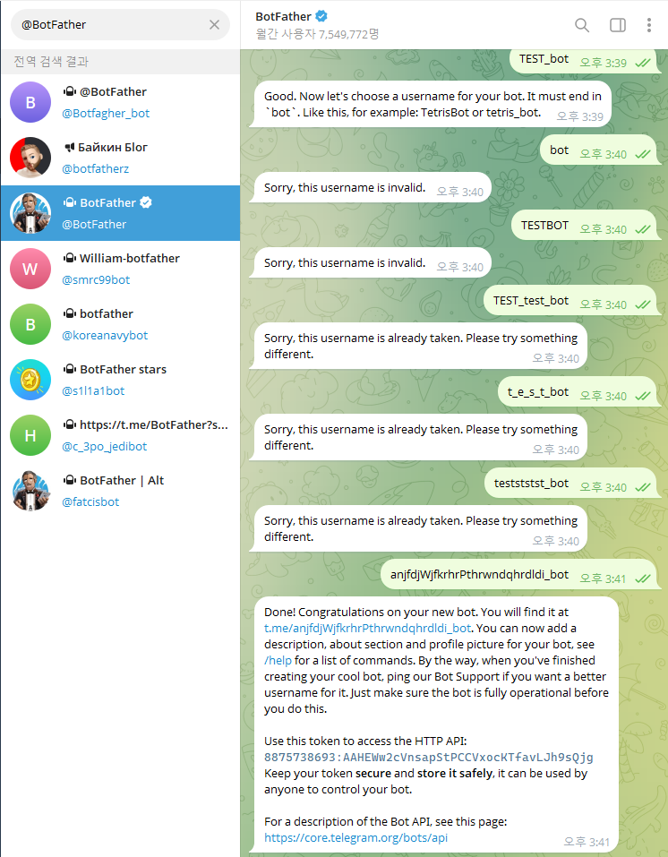 personal assistant using Telegram and Claude