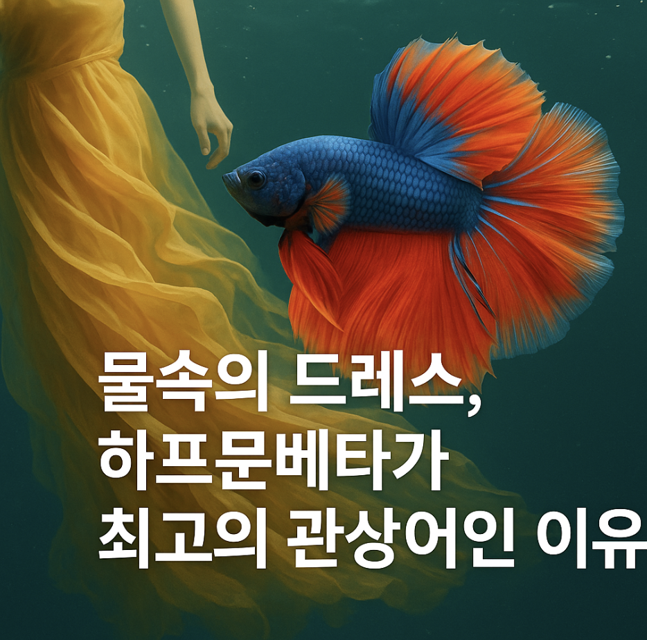 물속의 드레스, 하프문베타가 최고의 관상어인 이유