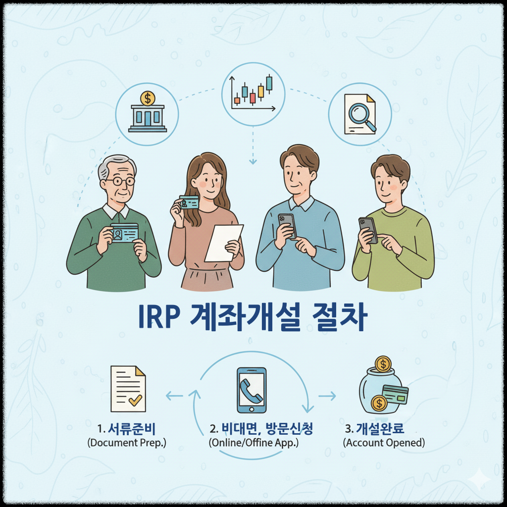 IRP 계좌개설 관련 이미지