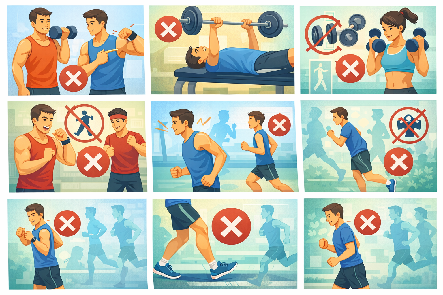 달리기 잘못된 상식 (근력운동, 상체운동, 자세교정)