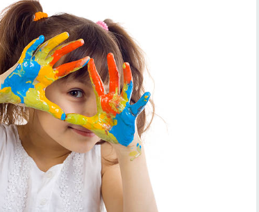 finger painting for kids