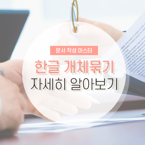 개체묶기