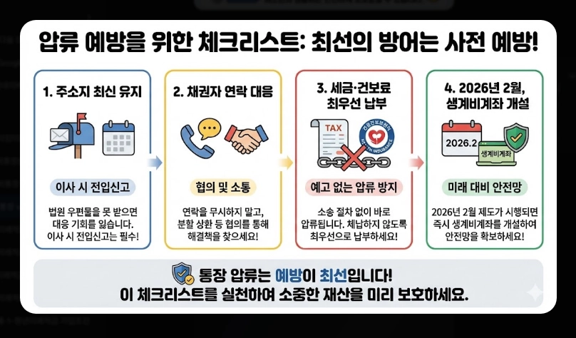 일반통장 vs 압류방지통장 차이 보호 금액 및 개설 조건 비교표 (2026년)