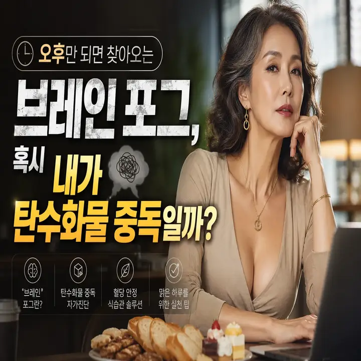 오후만 되면 찾아오는 브레인 포그, 혹시 내가 탄수화물 중독일까?