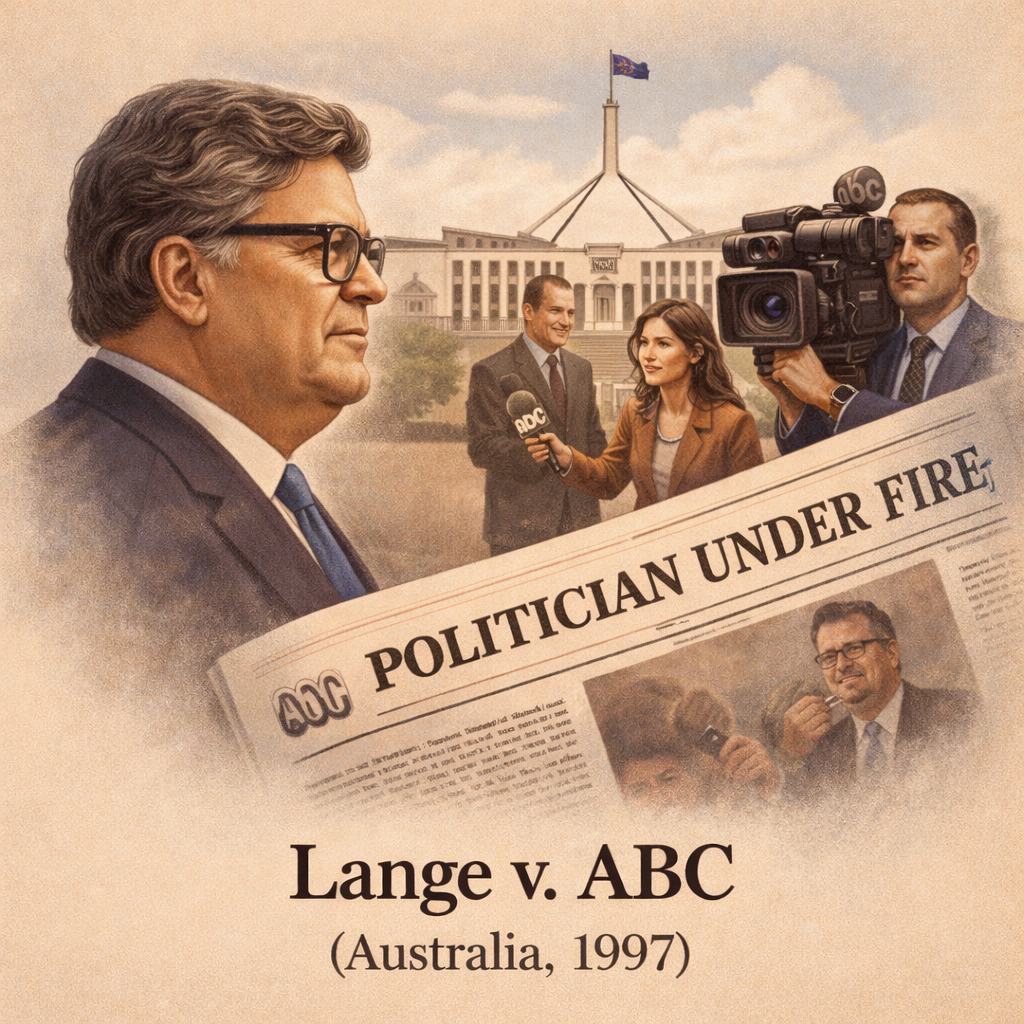 Lange v ABC (Australia, 1997): 정치적 표현의 자유를 다시 짜다