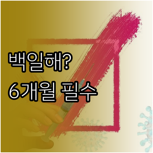 6개월 아기 백일해 접종 시기와 효과..