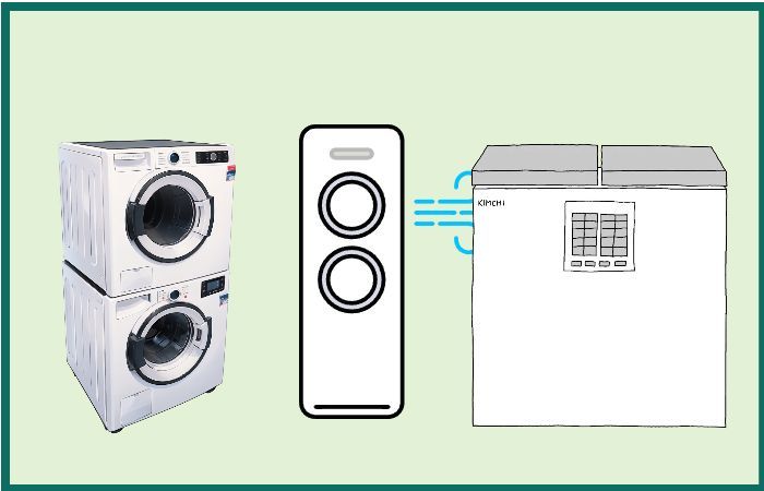 다양한 고효율가전제품들 일러스트 이미지