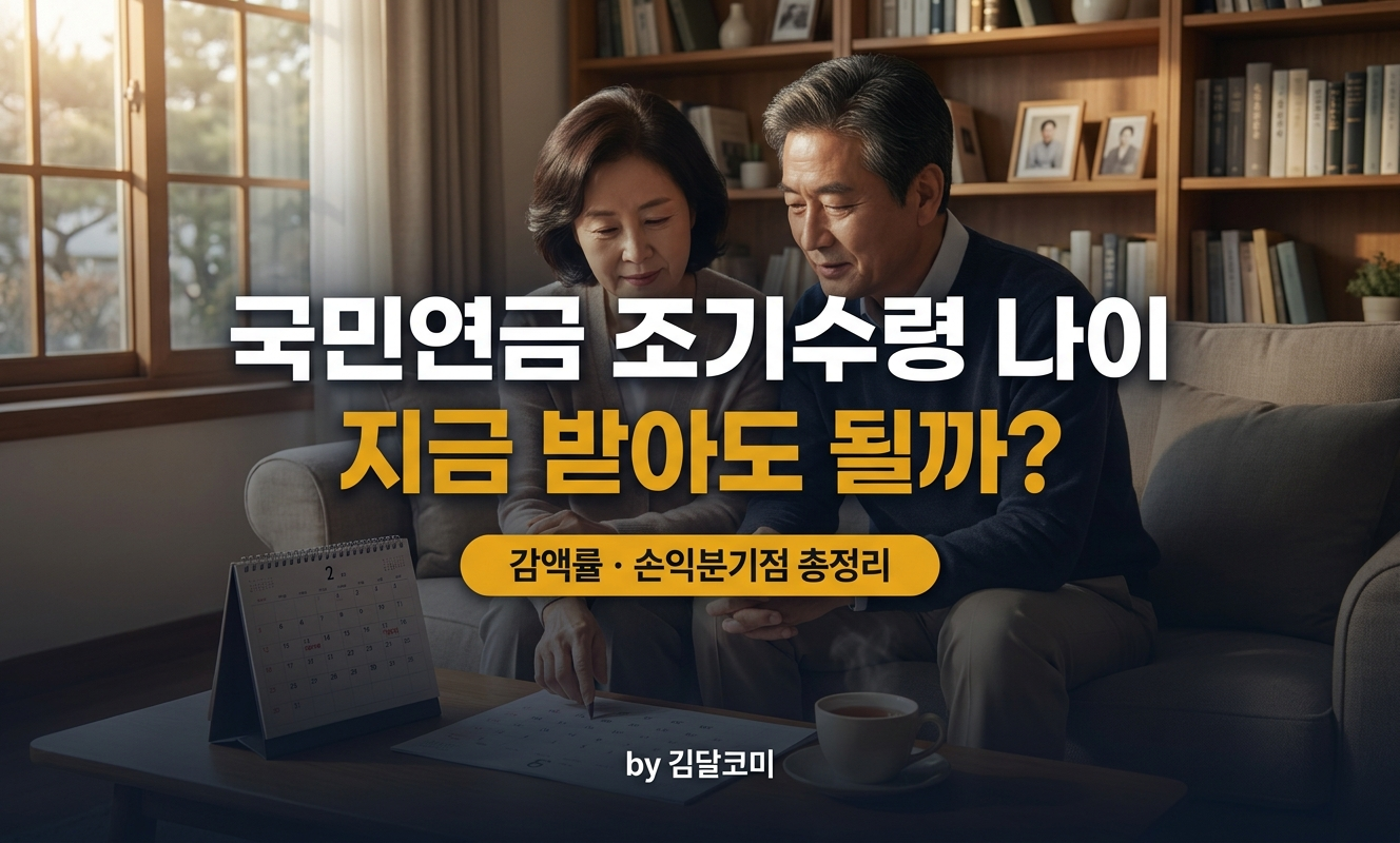 노후를 준비하는 부부의 거실