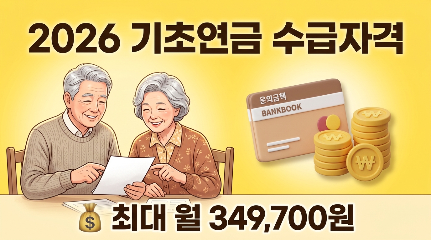 2026 기초연금 수급자격 신청 방법 금액 감액 모의계산 총정리